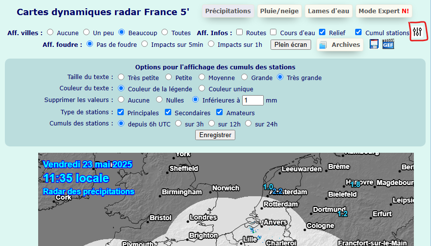 image indiquant l'icone à cliquer.