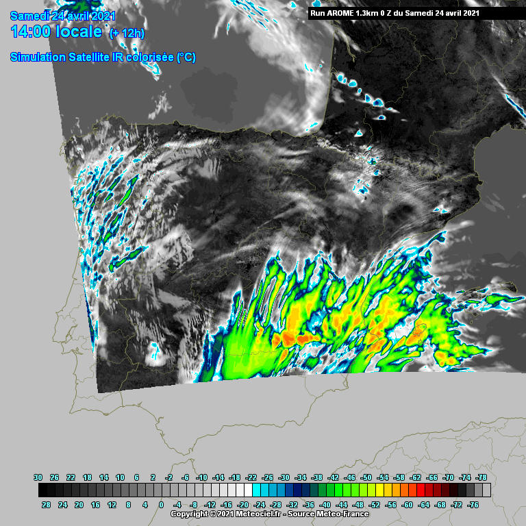 Chuva e trovoadas intensas - 2425 de Abril 2021