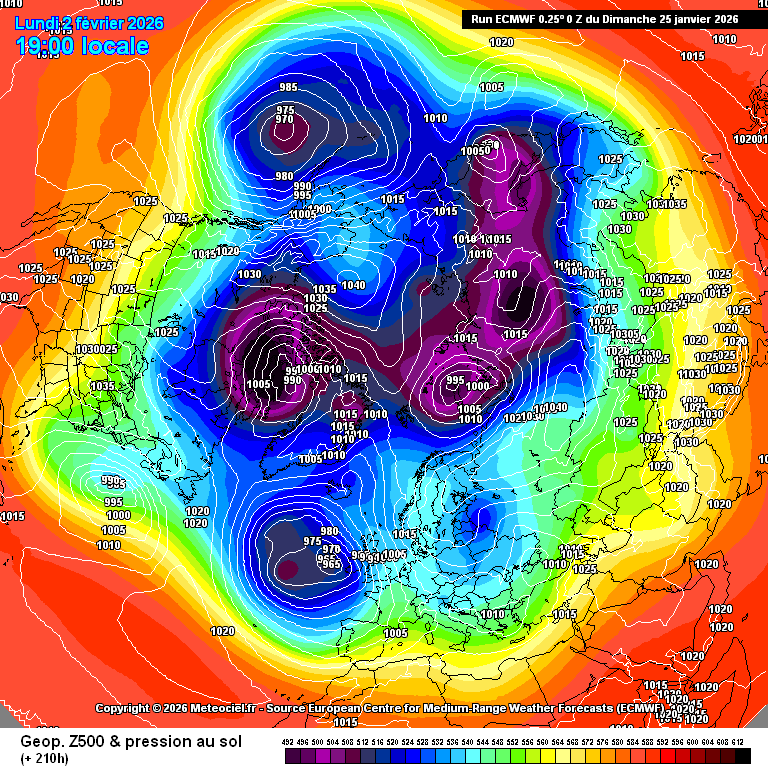 Du 02 février 2026 au 08 février 2026 - Prévisions météo semaine 06