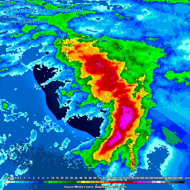 Carte météo Météociel