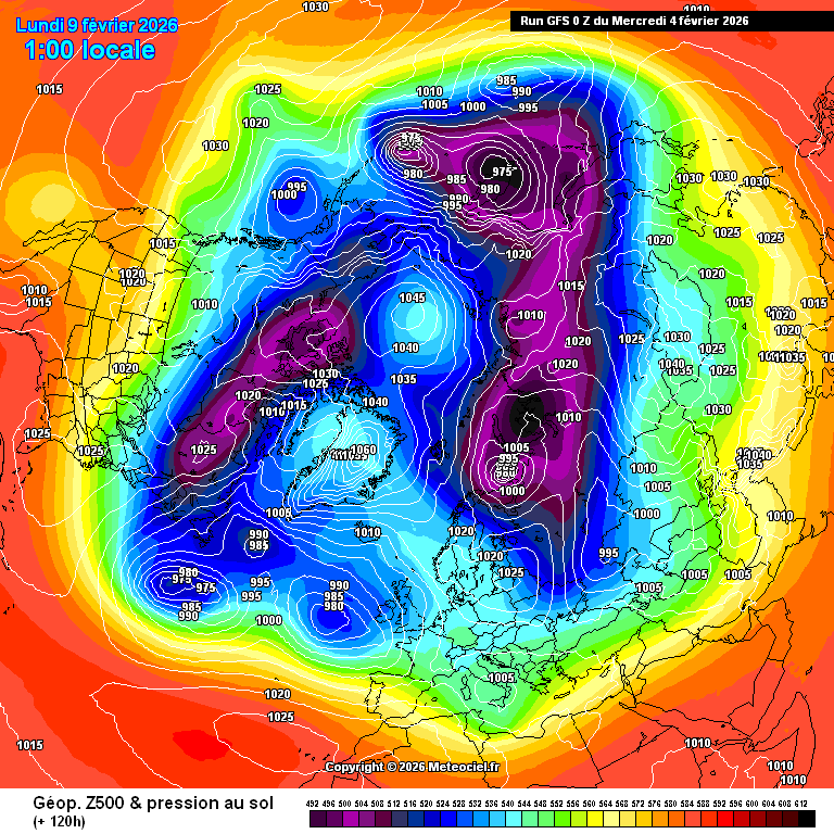 Du 9 Février 2026 au 15 Février 2026- Prévisions météo semaine 07